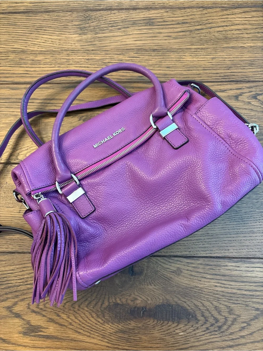 Michael Kors Leather Satchel
